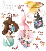 Mermaid Wall Stickers