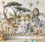 Boho Safari Wall Mural