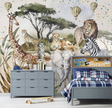 Boho Safari Wall Mural