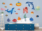 Sea Life Creatures Wall Stickers