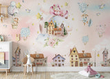 Sleepy Unicorn Wall Mural