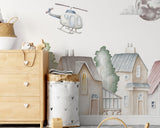 Town Wall Stickers, City Wall Decals