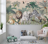 Ombre Safari Wall Mural