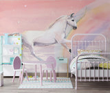 Running Unicorn Wall Mural