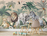 Ombre Safari Wall Mural