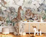 Golden Safari Wall Mural