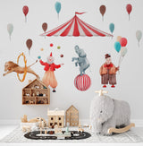 Circus Wall Stickers, Clown Nursery Decals