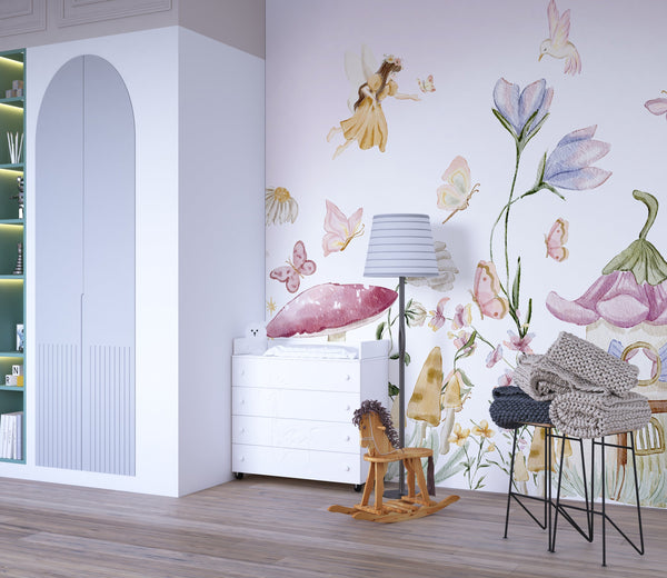 Fairy Mural Wallpaper, Secret Garden Wallpaper