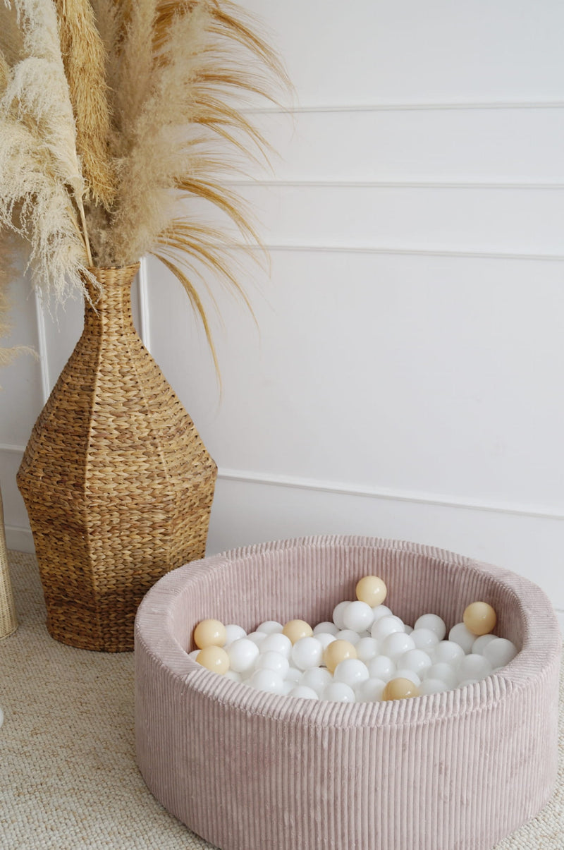 Monio - Dirty Pink Corduroy Ball Pit + Balls (colour of your choice)
