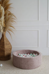 Monio - Dirty Pink Corduroy Ball Pit + Balls (colour of your choice)