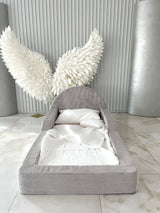 Monio - Junior Bed - Corduroy Grey