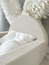 Monio - Single Bed - Boucle Cream