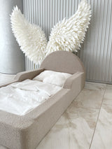 Monio - Single Bed - Boucle Beige