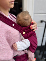 Velvet Baby Carrier - Velvet Cherry