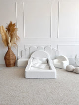 Monio - Children's Bed - Boucle White