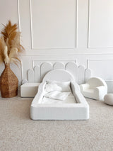 Monio - Children's Bed - Boucle White