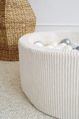 Monio - Cream Corduroy Ball Pit + Balls (colour of your choice)