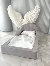 Monio - Single Bed - Corduroy Grey