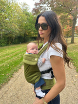 Velvet Baby Carrier - Cedar Green