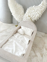 Monio - Single Bed - Corduroy Cream