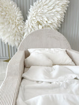 Monio - Single Bed - Corduroy Cream