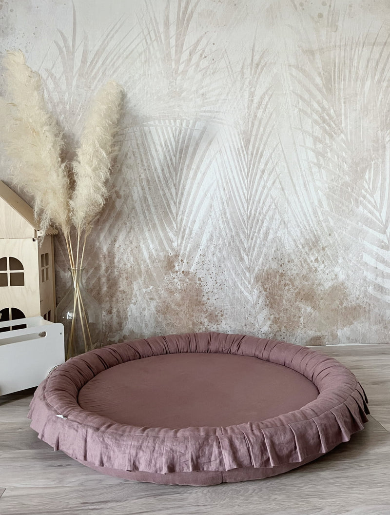 Luxe Linen Padded Playmat