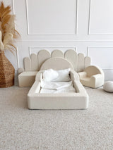 Monio - Children's Bed - Boucle Cream