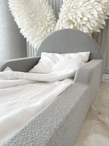 Monio - Single Bed - Boucle Grey