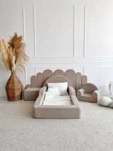 Monio - Children's Bed - Boucle Beige