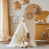 MINICAMP Fairy Kids Play Tent With Tulle in Ecru