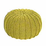 Knitted Pouffe, Small | GOLDEN KIWI