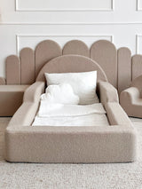 Monio - Children's Bed - Boucle Beige