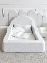 Monio - Children's Bed - Boucle White