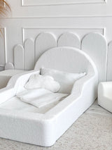 Monio - Children's Bed - Boucle White