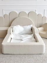 Monio - Children's Bed - Boucle Cream