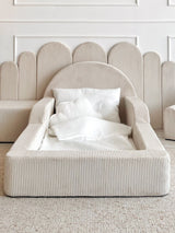 Monio - Children's Bed - Corduroy Cream