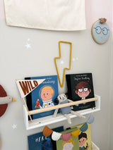 Lightning Bolt Knitted Wire Shape - Kids Decor Wall Hanging