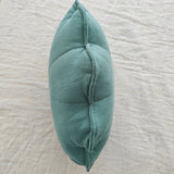 MINICAMP Linen Sea Shell Pillow – Mint Throw Pillow for Coastal & Beach Decor
