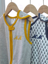 TOG 2.2 (Quilted) - Erawan Grey Wearable Baby Sleep Sack