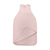 Merino Kids Go Go Sleeping Bag - All Seasons - Misty Rose Stripe