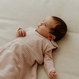 Merino Kids Go Go Sleeping Bag - All Seasons - Misty Rose Stripe