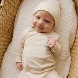 Merino Kids Merino Wrap Onepiece - Natural