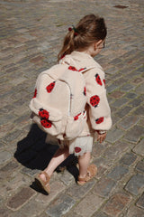 Konges Slojd - Jody Teddy Backpack - Ladybug Sand