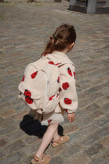 Konges Slojd - Jody Teddy Backpack - Ladybug Sand