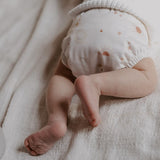 Newborn Reusable Cloth Nappy - Dottie Sage