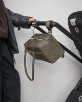 Riley Compact East-West Changing Bag Olive Woven