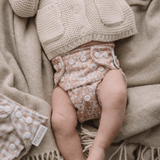 One Size All-In-One Reusable Cloth Nappy - Bloom