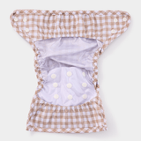 One Size Reusable Cloth Nappy Wrap - Coconut Milk