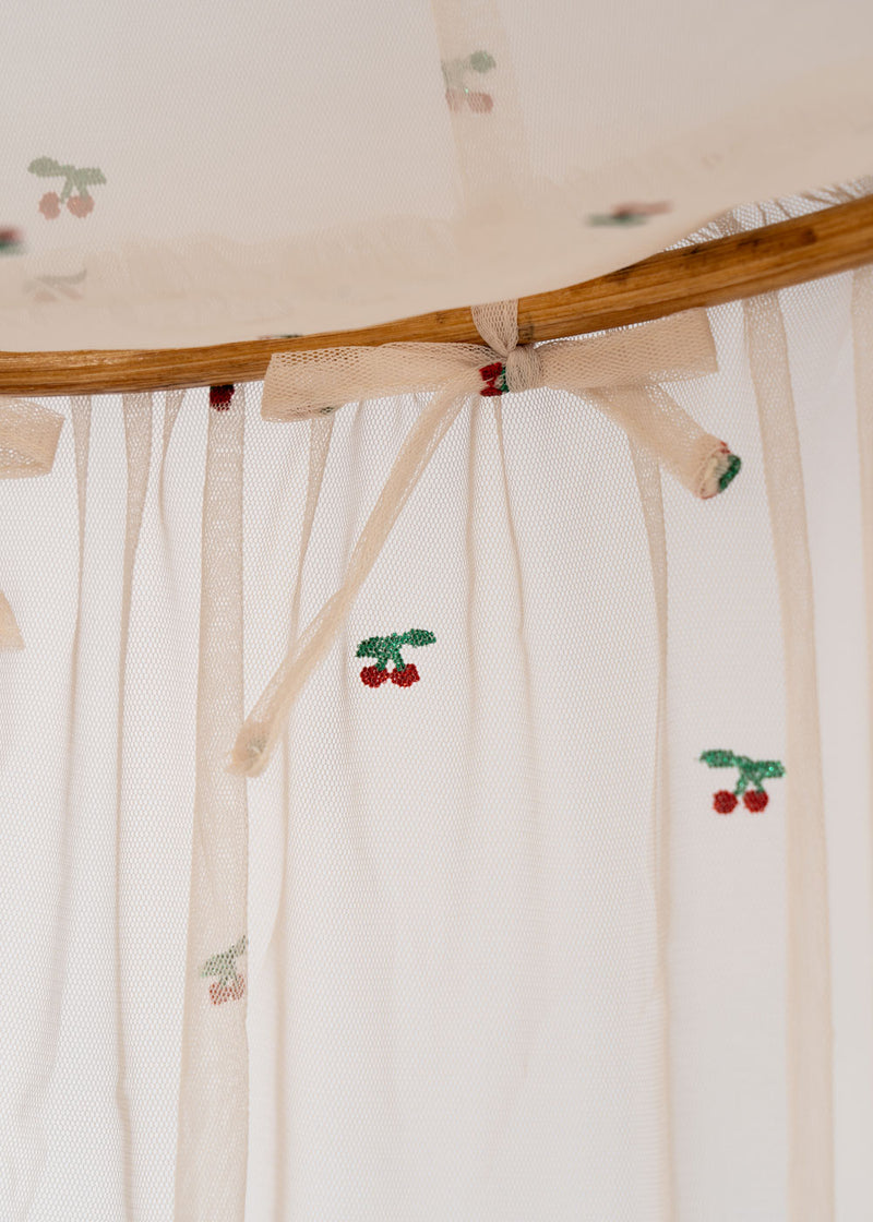 Konges Slojd - Bed Canopy - Tulle Cherry Glitter