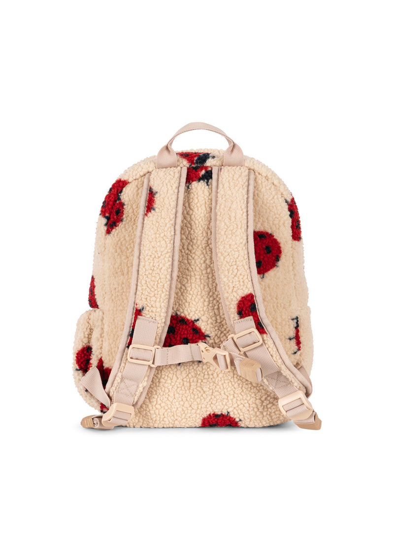 Konges Slojd - Jody Teddy Backpack - Ladybug Sand